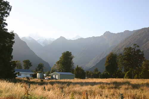 View towards Franz Josef Glacier