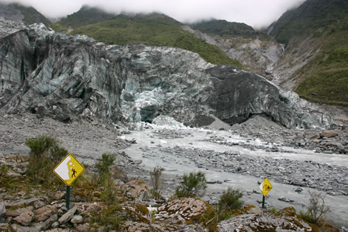 Receding Fox Glacier